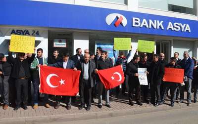 Fatsa'da Bank Asya'ya destek