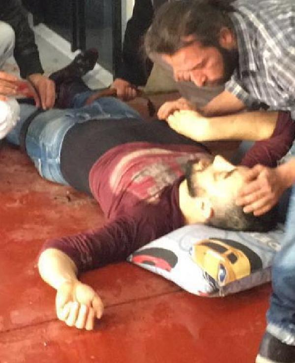 Otomobilini yıkatmaya geldi, bacaklarından vuruldu