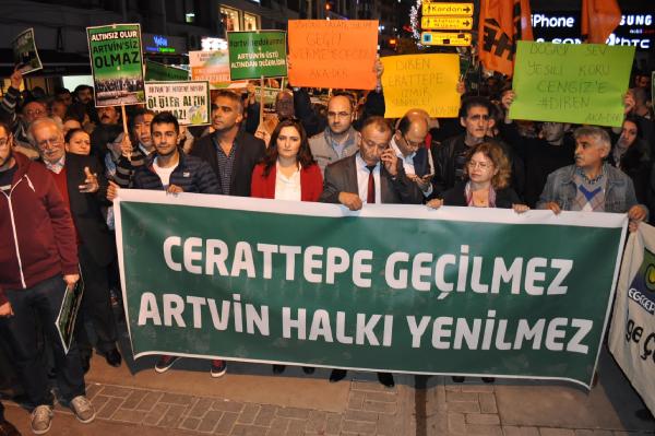 Cerattepe dayanışma eylemi