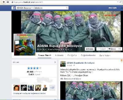 PKK'lı hackerler, Adana Büyükşehir Belediyesi'nin Facebook hesabını ele geçirdi