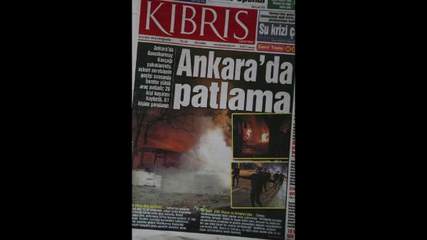 Ankara’daki hain saldırı KKTC basınında
