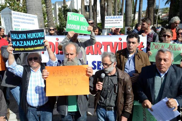 Bodrum'dan Cerattepe'ye destek açıklaması