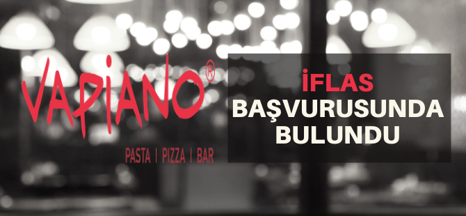 Restoran zinciri iflas başvurusunda bulundu