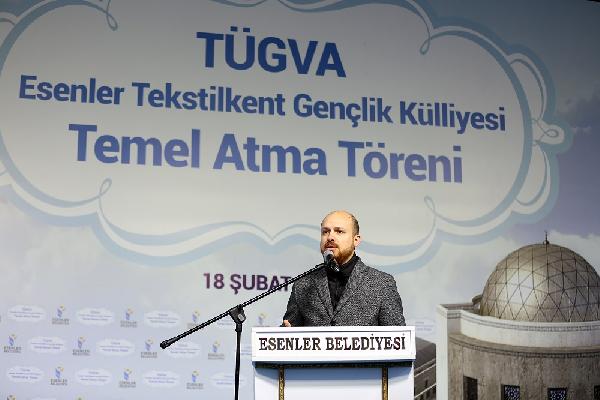 Esenler'de Bilal Erdoğan'ın da katılımıyla Gençlik Külliyesi'nin temeli atıldı