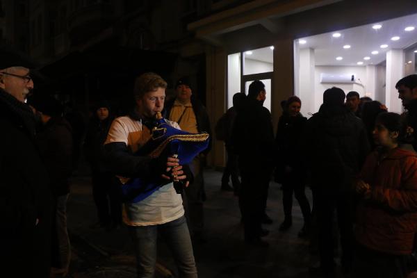 Beyoğlu'nda Cerattepe eylemi...