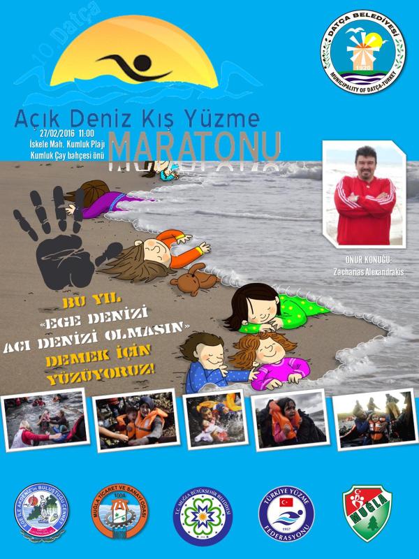 Kulaçlar ‘mülteciler ölmesin' demek için atılacak