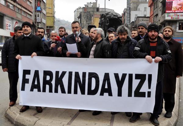 Zonguldak'ta, Ankara'daki terör saldırısı protesto edildi