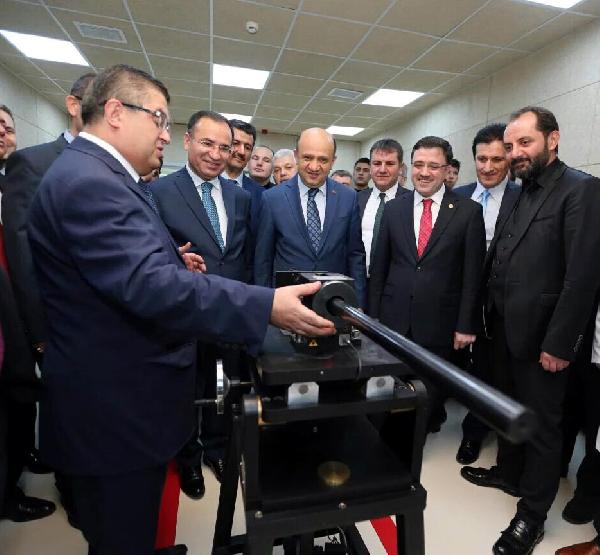 Yozgat'ta balistik test laboratuvarına iki bakanlı açılış