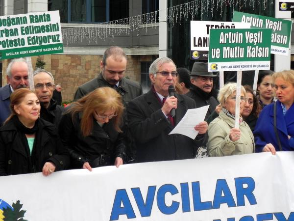 Avcılar Kent Konseyi’nden Cerattepe ve teröre protesto
