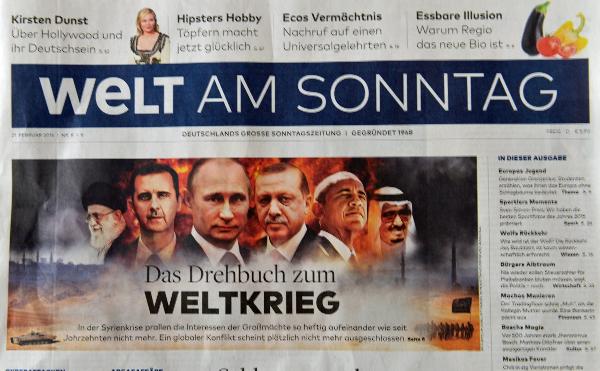 Alman gazete 'dünya savaşı senaryosu' yayımladı