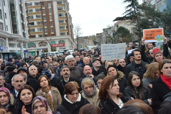Bursa’da Cerattepe protestosu