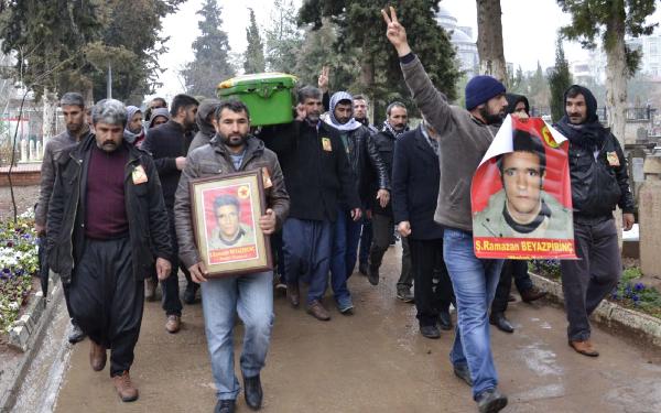 Ölen PKK'lı Siverek’te defnedildi