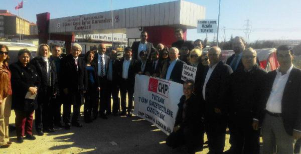 CHP İzmir İl Yönetimi'nin Silivri nöbeti