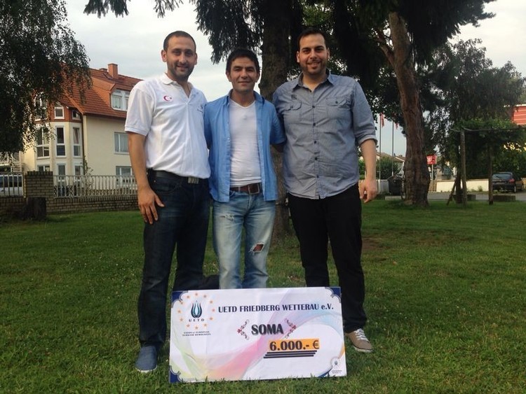 UETD'den Soma'ya 6 bin avro
