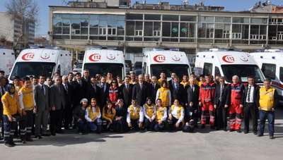 Adıyaman'da 9 yeni ambulans hizmete başladı