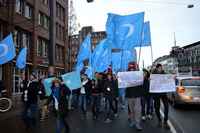 Bremen'de ''Çin zulmü'' protestosu