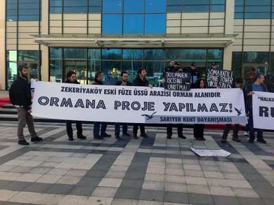 İçeride meclis toplantısı dışarıda eylem