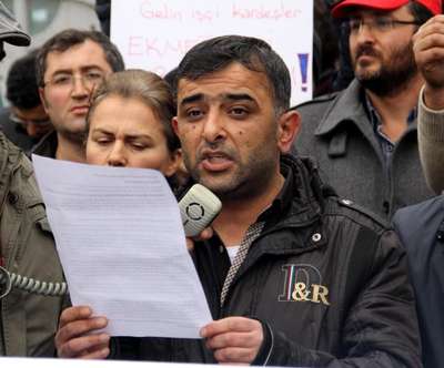 İşçiler asgari ücret zammını protesto etti