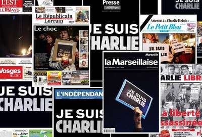 Manşetler aynı: Hepimiz Charlie'yiz