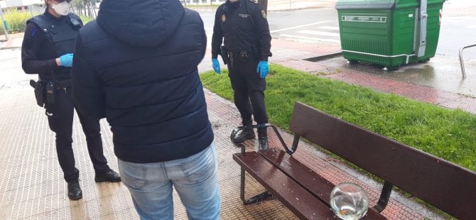 Sokağa çıkma yasağını ihlal eden adam: Balığımı gezdiriyordum