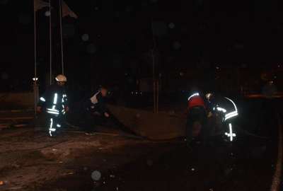 ÇORLU’DA FIRTINA ÇATI UÇURDU