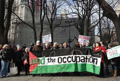 New York'ta İsrail protestosu