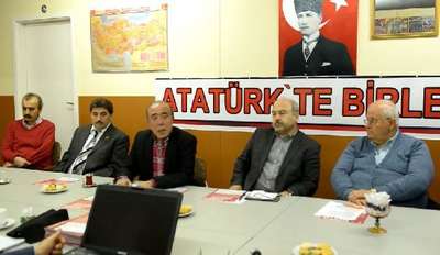 Perinçek'e destek çıkartması