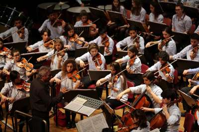 Çocuk orkestrasından, büyük konser