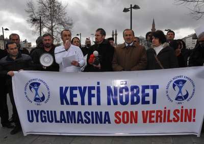 Sivas'ta aile hekimleri iş bıraktı