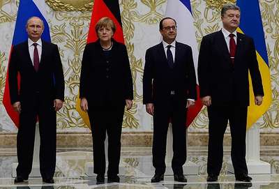 Liderler Ukrayna için Minsk'te buluştu