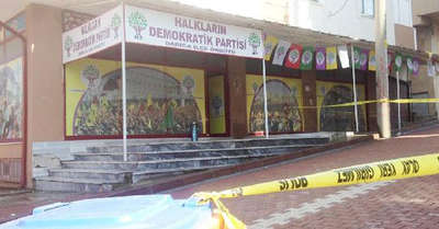 HDP'nin ilçe binası kurşunlandı