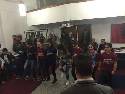 Duisburg'da horonlu karşılama