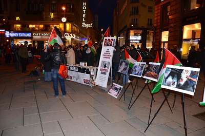 Avusturya'da İsrail protestosu