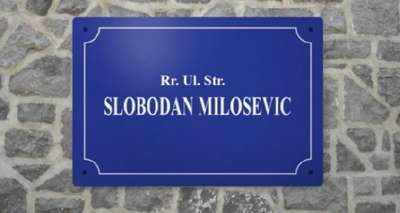Kosova'da bir caddeye Slobodan Miloşeviç ismi verildi