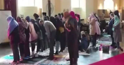 Kilisede namaz kılma tartışması