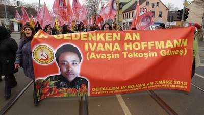 IŞİD kurbanı Hoffmann toprağa verildi
