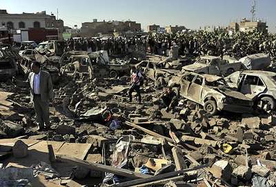 Yemen'dr hava operasyonu: 25 sivil ölü