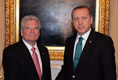 Erdoğan'dan Gauck'a taziye mesajı