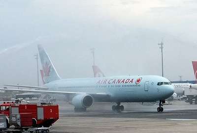 Air Canada uçağında tehlike