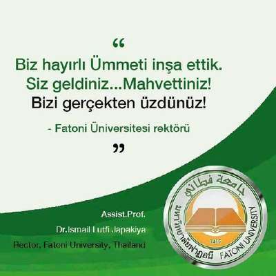 'Hayırlı bir ümmet inşaa ettik ama siz mahvettiniz'