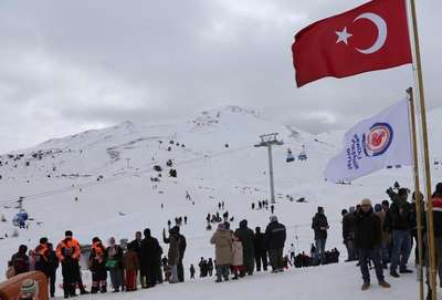 Denizlililerin kar şenliği keyfi