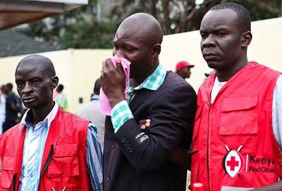 Kenya'daki üniversitede izdiham