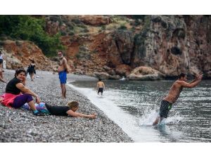 Antalyalının Deniz Hasreti Bitti