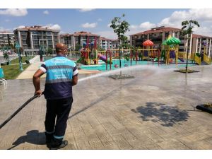 Süleymanpaşa’da tüm alanlar dezenfekte edildi