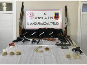 Konya’da silah kaçakçılarına operasyon: 4 tutuklama