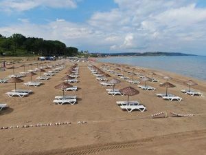 (Havadan Fotoğraflarla) 'Yeni Normal'in İlk Günü Şile Plajları Boş Kaldı 