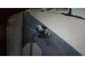 At Arabalı Hırsızlık Şüphelisi Kadın Kamerada
