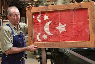 Müzenin en kıymetli emaneti Osmanlı bayrağı