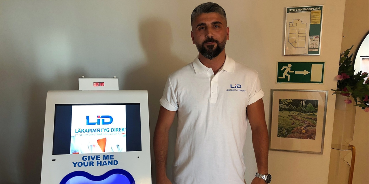 Türk firmanın ürettiği “el dezenfekte cihazı” Avrupa’da görücüye çıktı