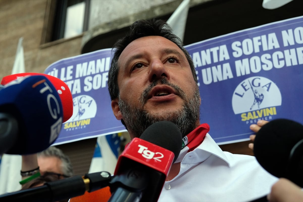 Aşırı sağcı Salvini’den Ayasofya kararı protestosu: “Türkiye asla Avrupa olmayacak“
